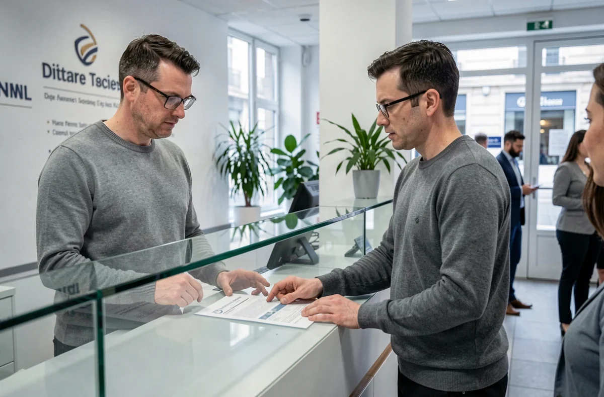 Client discutant du plafond de versement de son livret LEL avec un conseiller bancaire en agence